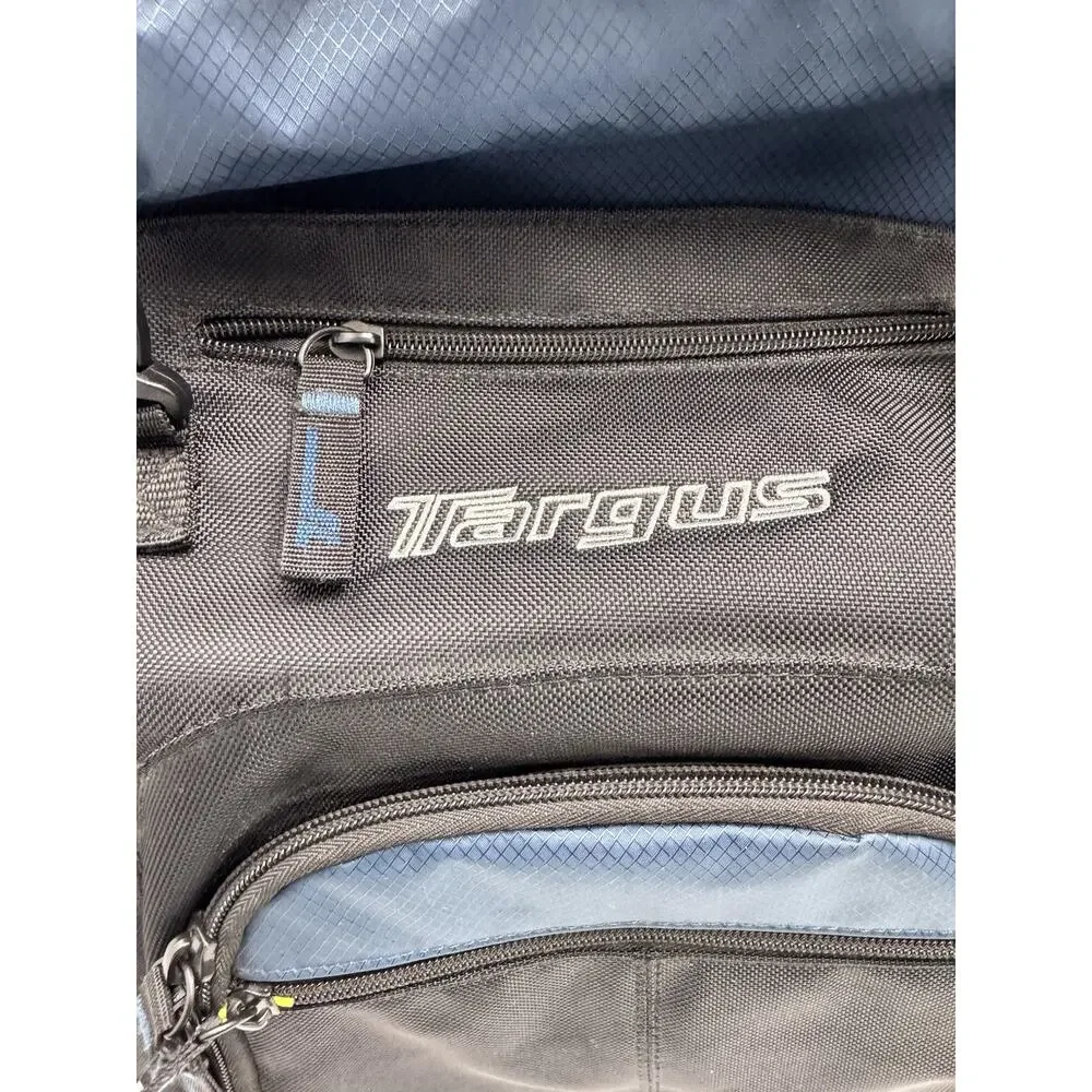 Targus TXL617 XL 17” Laptop Backpack Black Blue Computer Travel Bag